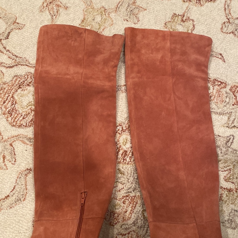 Sezane Pink Over the Knee Boots - Picture 12 of 12